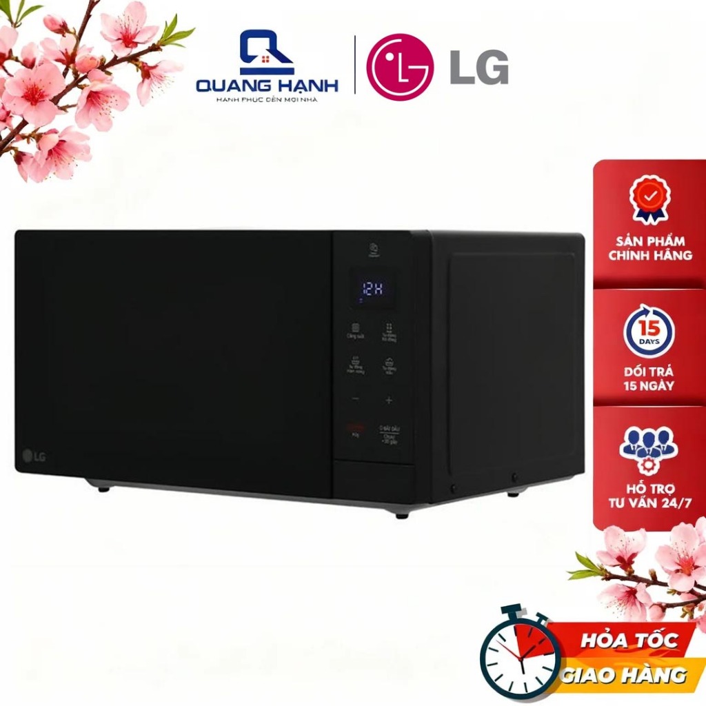 Lò Vi Sóng LG MS3032JAS (30 Lít) - 900W, Rã Đông Thông Minh, Chống Khuẩn EasyClean - Hàng Chính Hãng