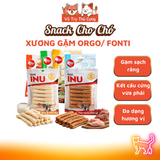 Bánh Xương Orgo/ Fonti Cho Chó Bổ Sung Canxi & Sạch Răng