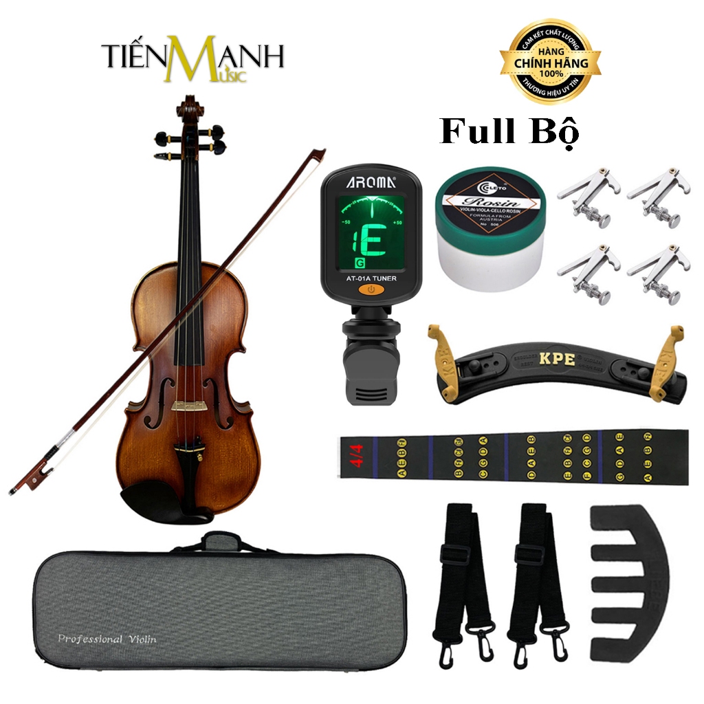 [Chính Hãng, Gỗ Thịt] Đàn Violin Amati VF600 Size 4/4 - Vĩ Cầm Violon VF-600