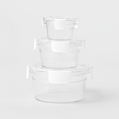 [26SS] MUJI Hộp Đựng Thực Phẩm Tròn
