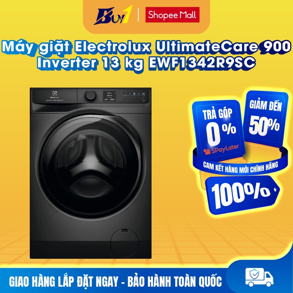 EWF1342R9SC - Máy giặt Electrolux UltimateCare 900 Inverter 13 kg EWF1342R9SC - Hàng chính hãng