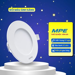 Đèn led âm trần RPL3 đổi màu 7W 9W 12W 18W 3000K/4000K/6500K MPE CHÍNH HÃNG