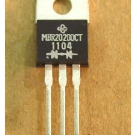 Diode MBR20200CT TO-220 20A 200V (MBR20200 MBR 20200) [Diode Schottky]