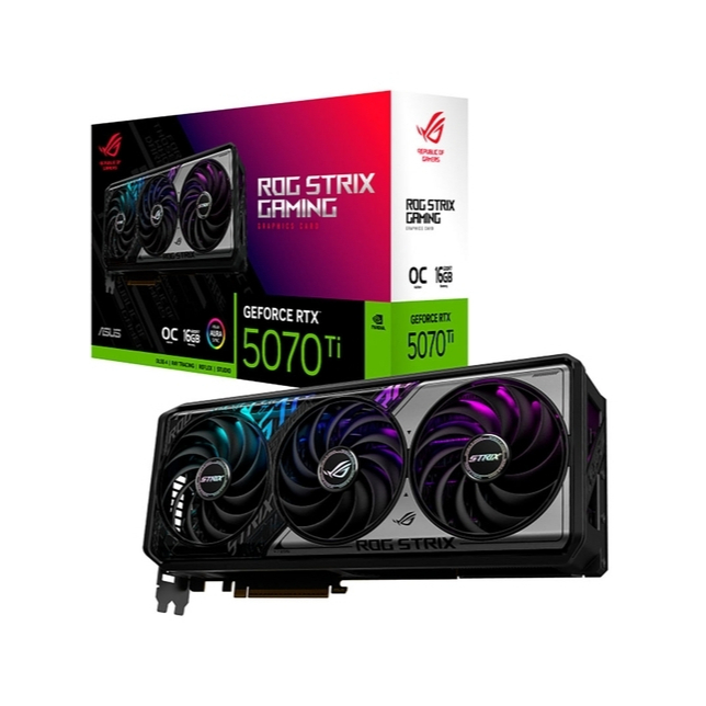 Card Màn Hình VGA RTX 5070 Ti Asus ROG Strix OC 16GB Edition GDDR7 LIKE NEW BẢO HÀNH 08/2028