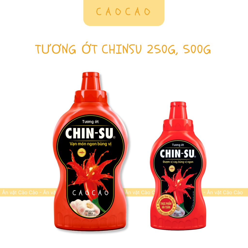 Tương ớt Chinsu 250g, 500g - Cào Cào Foods