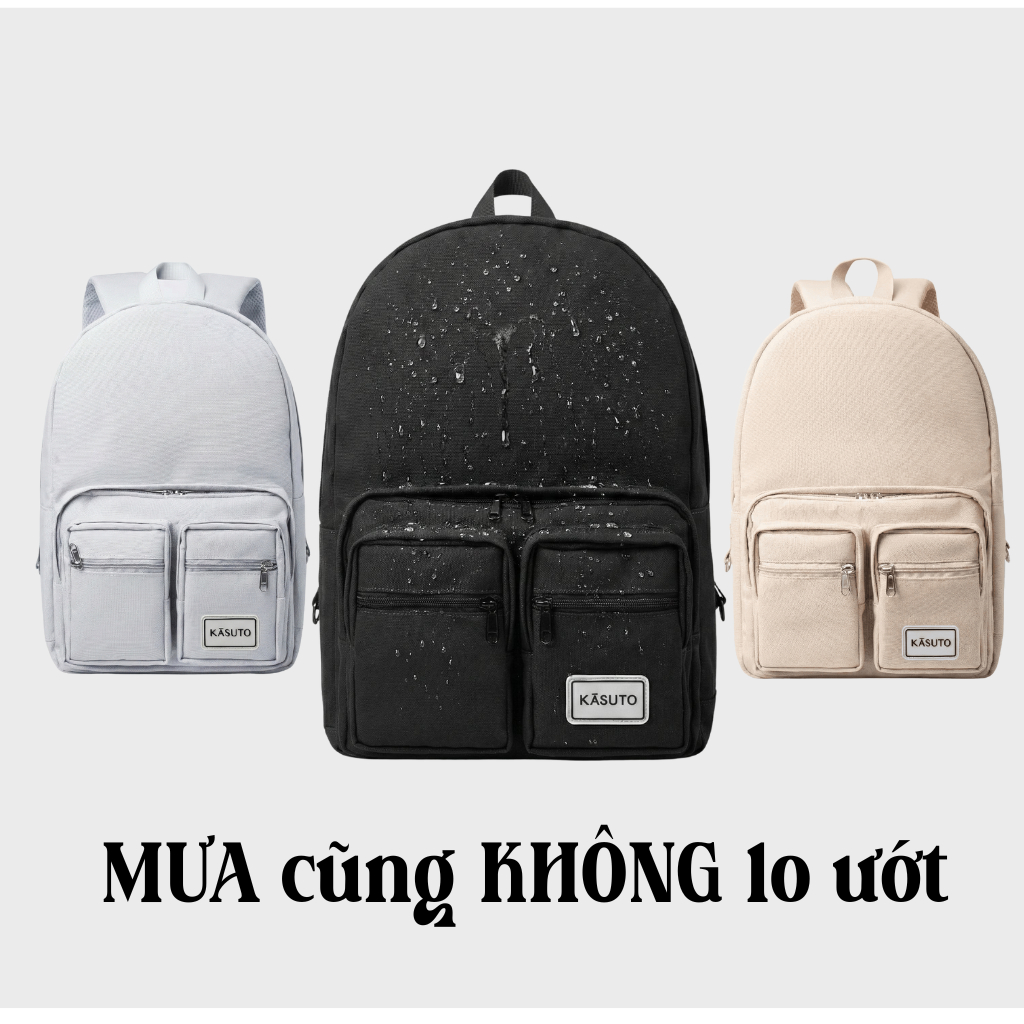 Balo Nam Nữ KASUTO GloBal Nhiều Ngăn Đựng Laptop 15.6inch Vải Canvas Cao Cấp Thời trang Chống nước | BigBuy360 - bigbuy360.vn