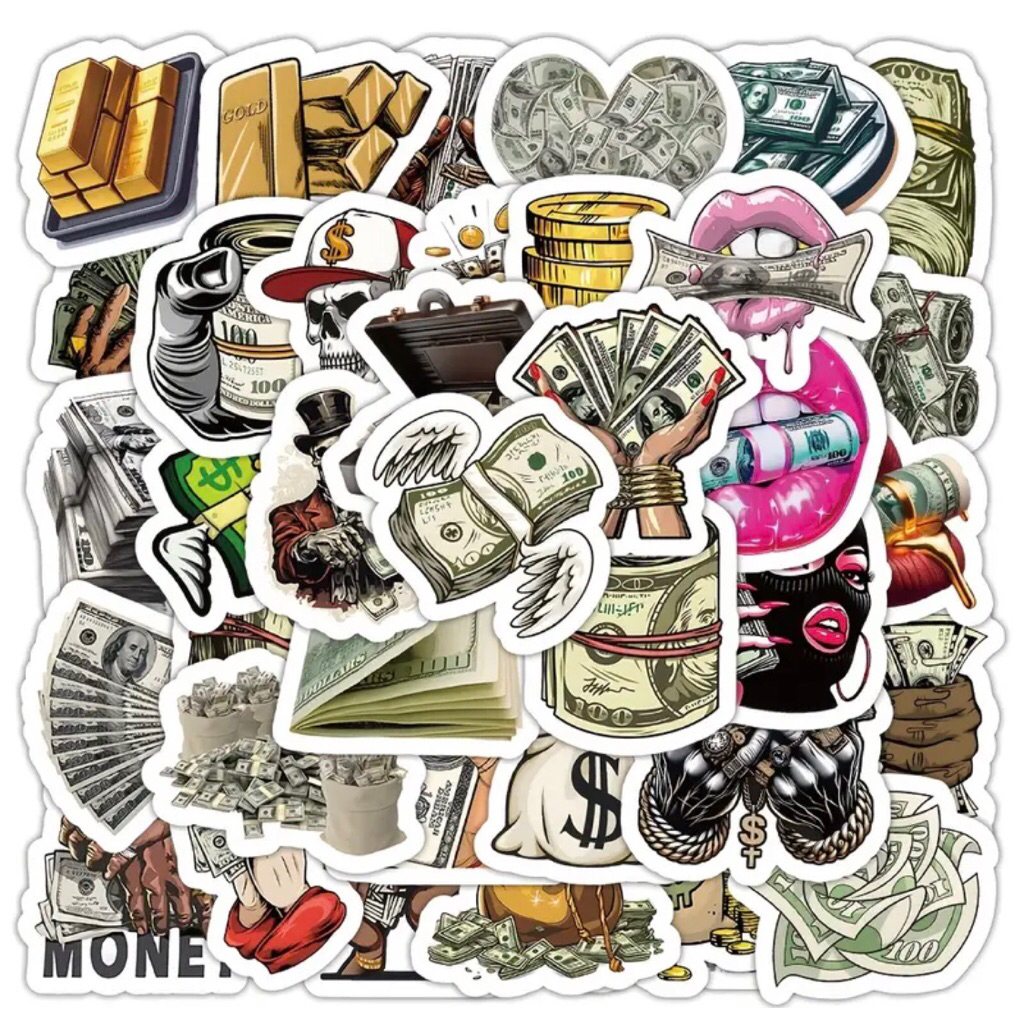 Set sticker Money