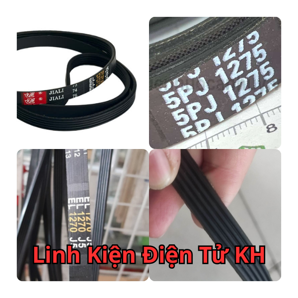 Dây curoa máy giặt Samsung mã 1270 & 1275 – Hàng chuẩn dai, chuyên trị máy vắt yếu