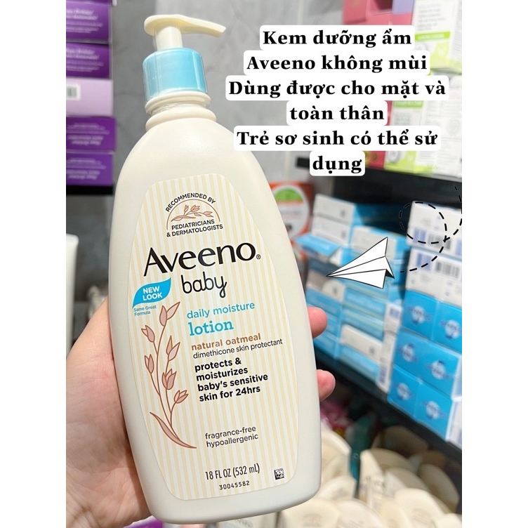 Kem dưỡng Aveeno Baby Calming Comfort Lotion 532ml