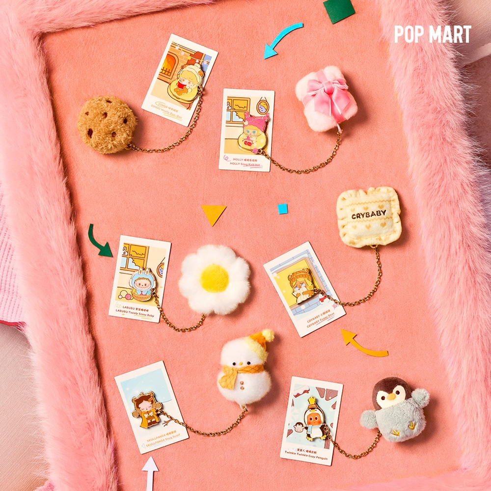 POP MART POP BEAN Fluffy & Cozy Series-Fridge Magnet Blind Box