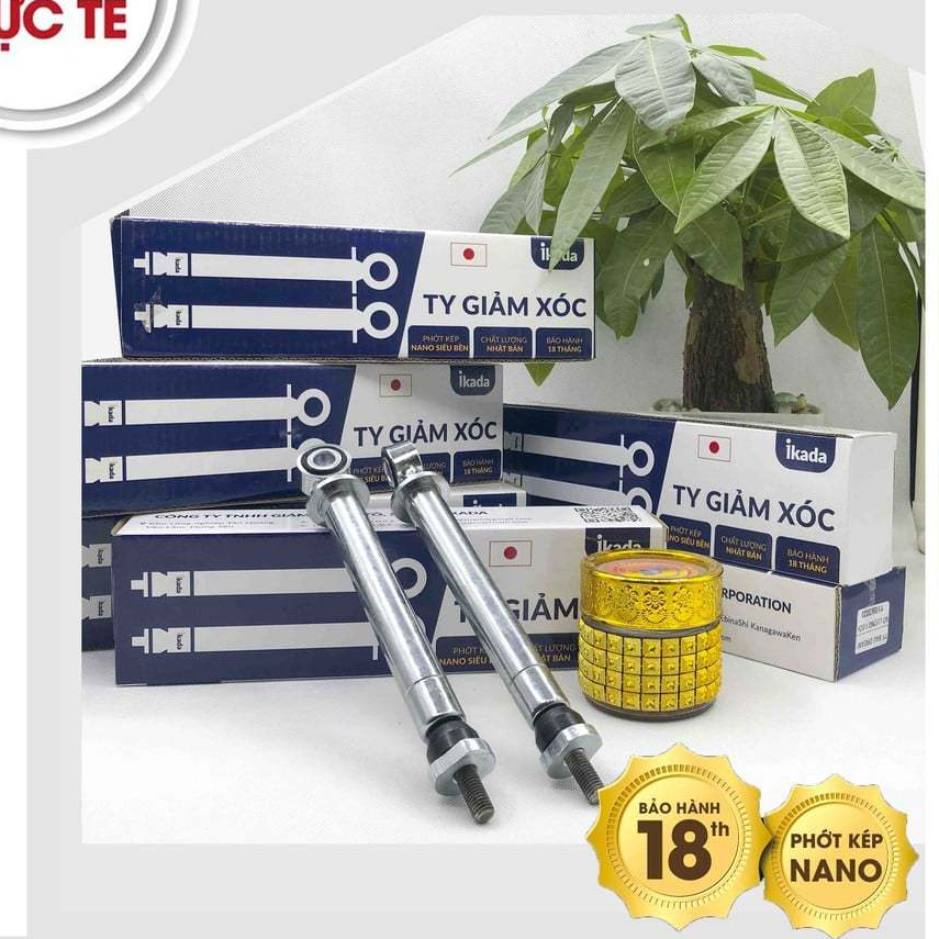 Ty Sau Sirius, Ty Giảm Xóc Sau Sirius Fi (Ø10), Ty Phuộc Sirius V (Ø8) Chuẩn Zin Ikada (BH 18 Tháng)