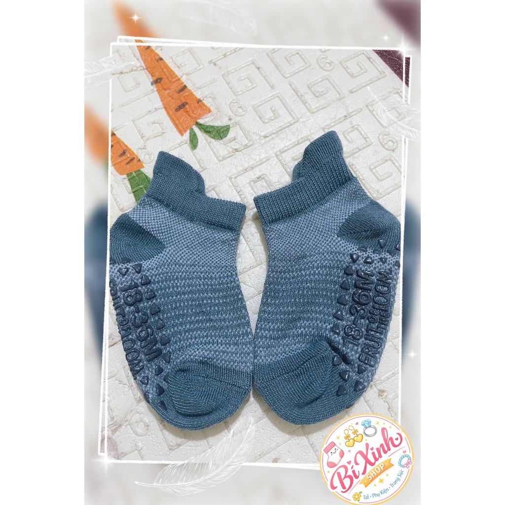 Vớ Trẻ Em Cotton Mềm – Thấm Hút – Không Hôi Chân – Size 1–6 Tuổi
