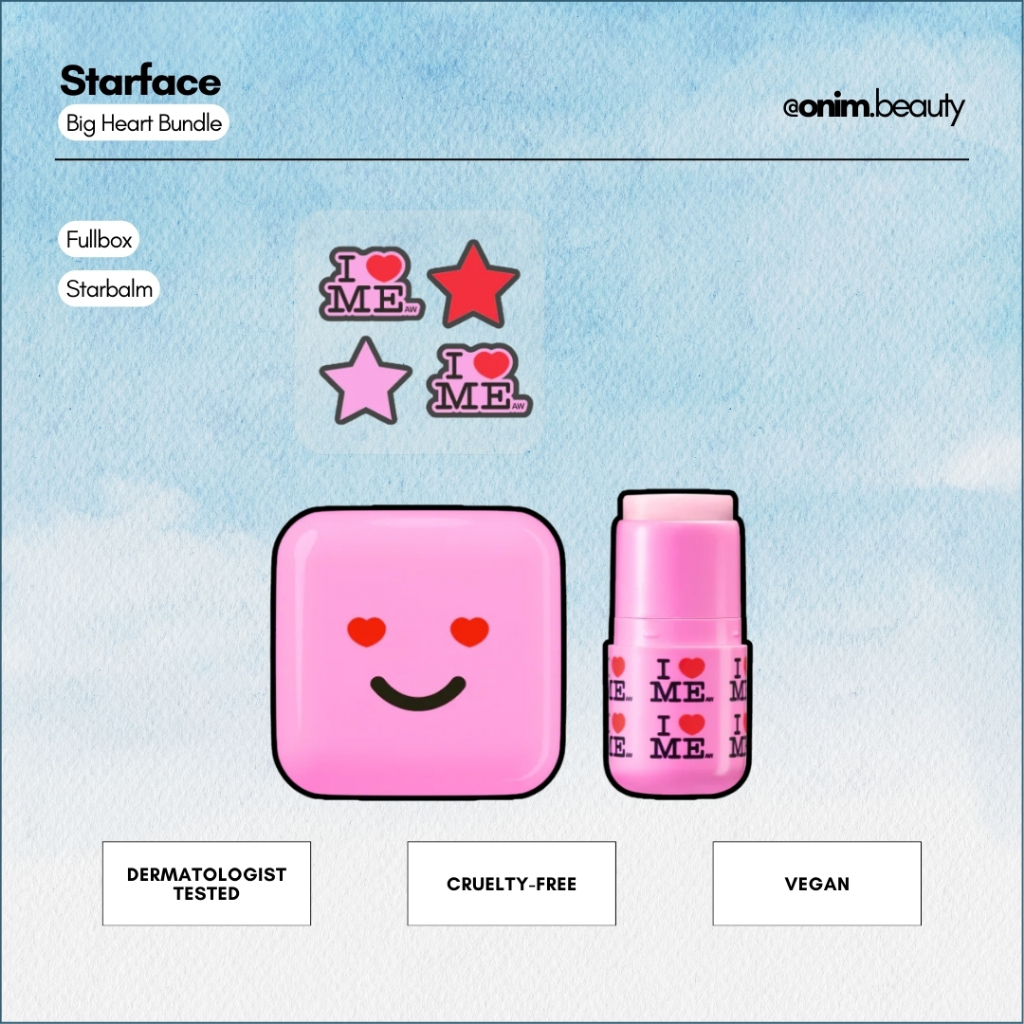 [𝐀𝐮𝐭𝐡-𝐁𝐢𝐥𝐥 𝐔𝐒] Miếng dán mụn Starface x Big Heart Bundle - ᴏᴍɪᴍ ʙᴇᴀᴜᴛʏ