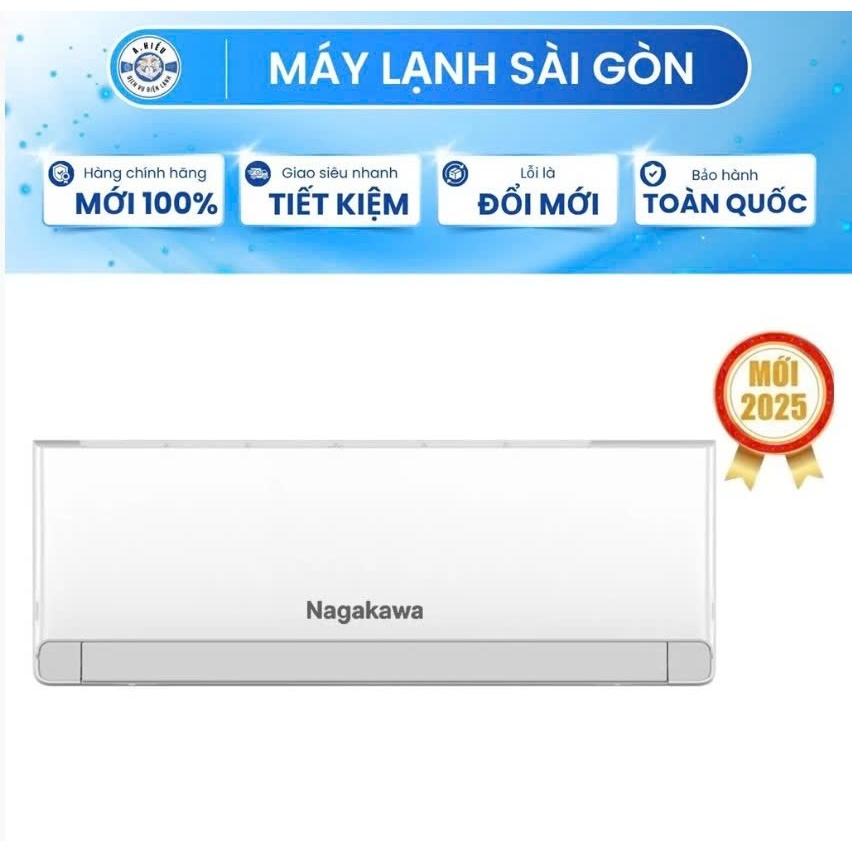 ❄️ MÁY LẠNH NAGAKAWA INVERTER 2.5HP NIS-C24R2U51 – LÀM MÁT MẠNH, ÊM ÁI & TIẾT KIỆM ĐIỆN ❄️