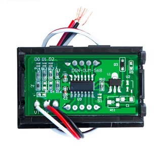 Vôn Kế Điện Tử 0.56 Inch 5-120VDC Đỏ