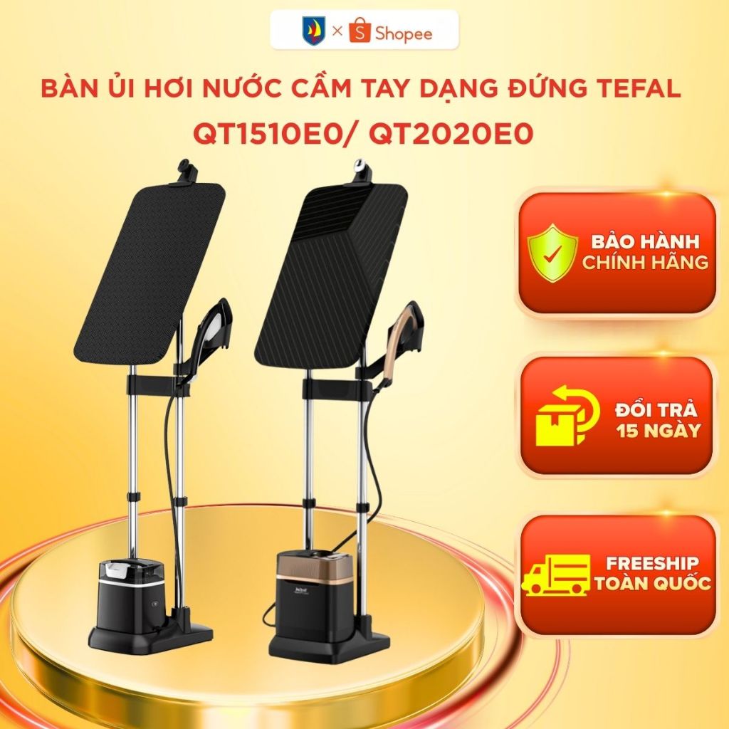 Bàn ủi hơi nước đứng Tefal QT1510E0/ QT2020E0 IXEO Power, Chuyên Dụng - Bảo Hành Chính Hãng 24 Tháng