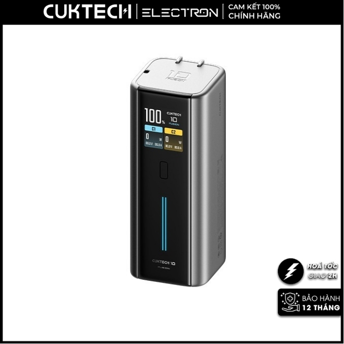 Pin dự phòng CukTech 10 Dual-Fusion 67W GaN Charger & 90W 9000mah Power Bank – BA652U