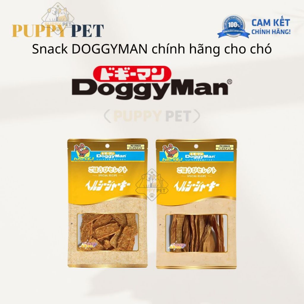 Thanh gà sấy cho chó Doggyman 70gr-Bánh thưởng cho chó Doggyman
