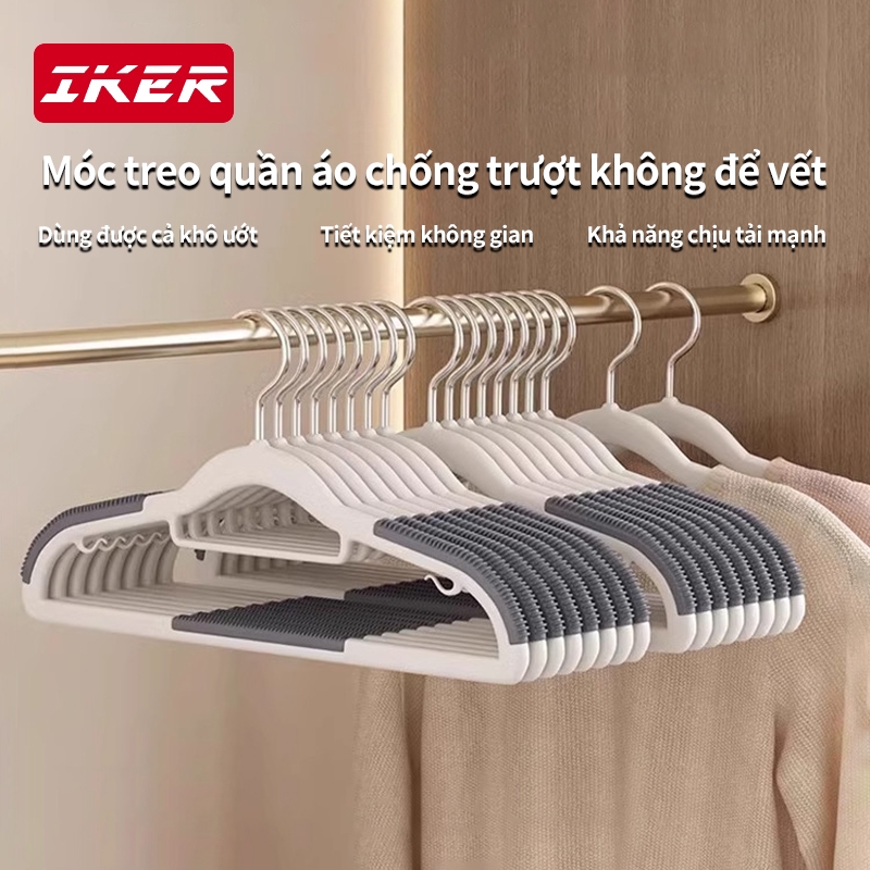 Móc treo quần áo kiểu mới không vết hằn sắp xếp đồ gia đình, phơi đồ chống trượt bảo vệ góc vai | BigBuy360 - bigbuy360.vn