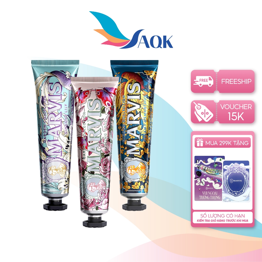 Kem đánh răng Marvis (75ml) - Mang đến trải nghiệm làm sạch răng miệng mới lạ cùng cảm giác tươi mới