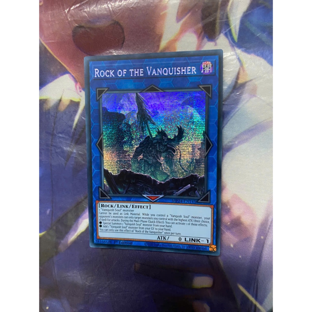 Thẻ bài Yugioh: [TCG] Rock of the Vanquisher MP24-EN141 Prismatic Secret Rare