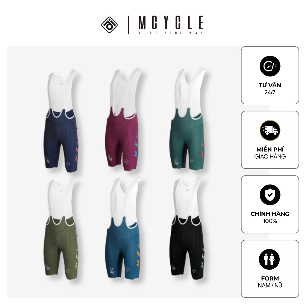Quần Yếm đạp xe Nam nữ MK102 chính hãng Mcycle Đồng hành bền bỉ – Tối ưu hiệu suất cho mọi cung đườn