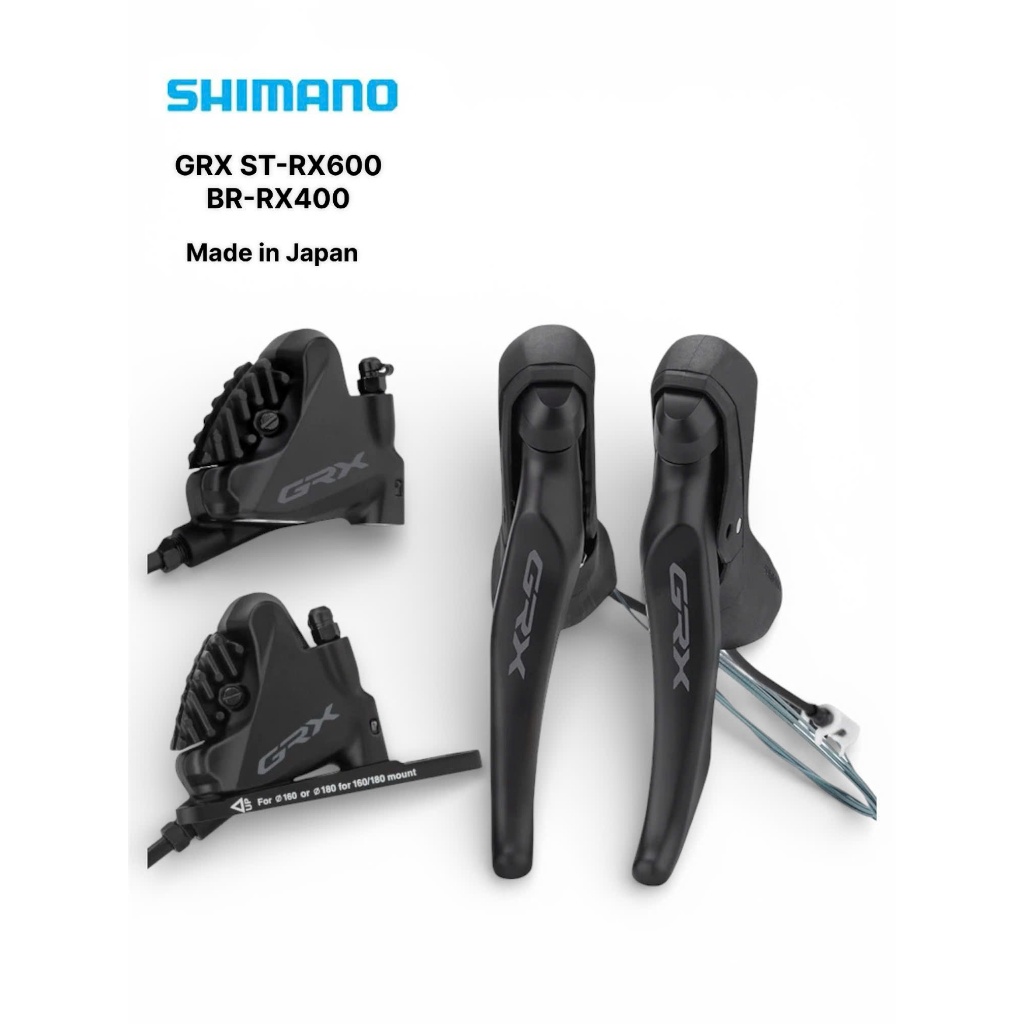 Tay lắc Shimano GRX ST-RX600 BR-RX400 made in Japan, hàng chính hãng dành cho xe đạp