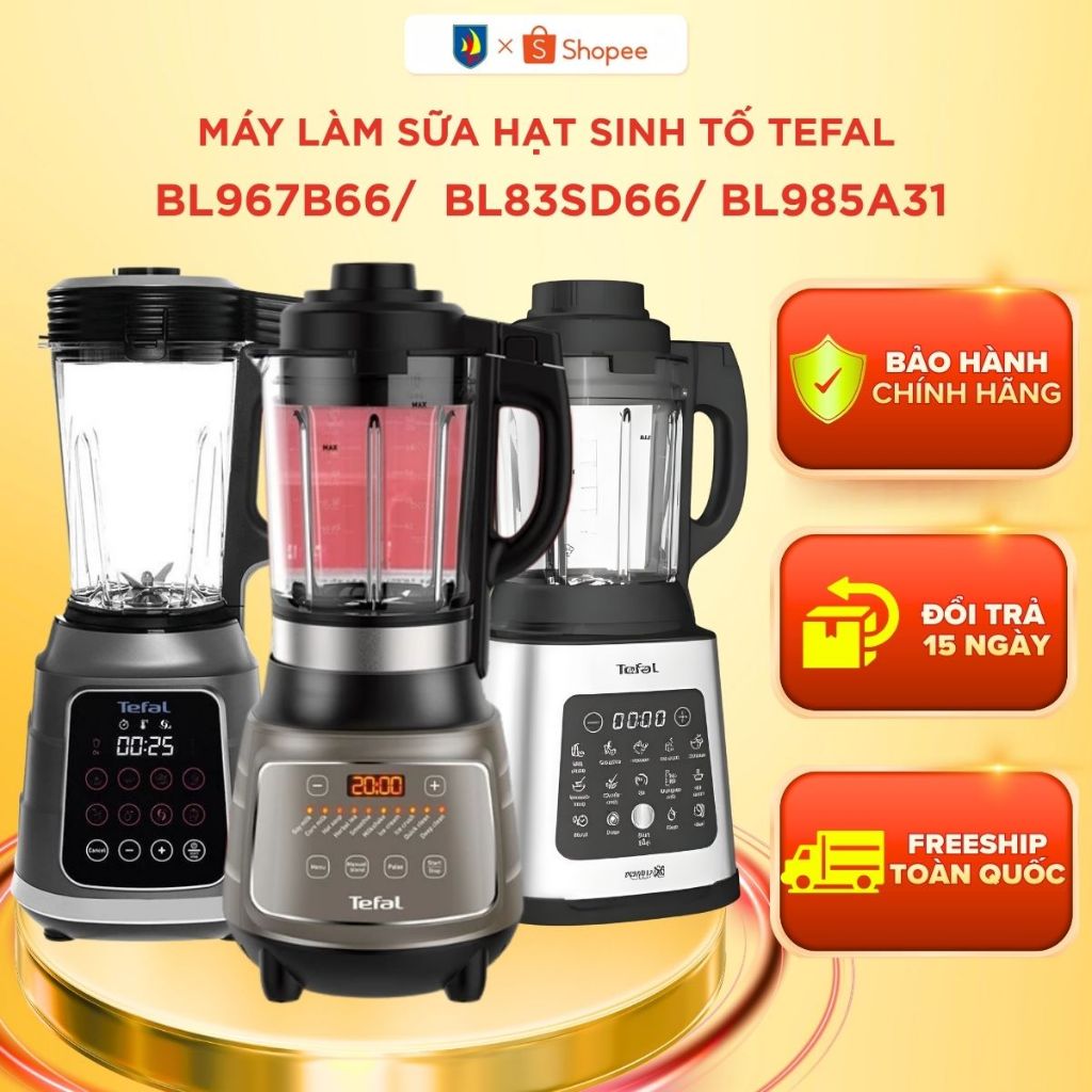 Máy Làm Sữa Hạt Sinh Tố Tefal BL967B66/ BL83SD66/ BL985A31 - Bảo Hành Chính Hãng 24 Tháng