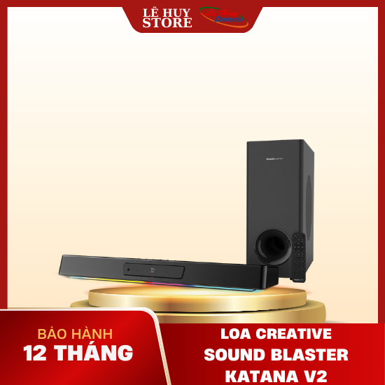 Loa CREATIVE Sound Blaster Katana V2/Sound Blaster Katana V2X - Hàng Chính Hãng