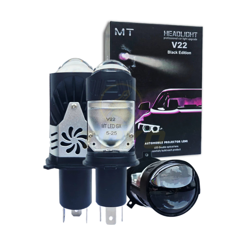 Đèn Pha LED Bi Cầu Mini H4 V30 - V22 Osram Công Xuất 55w Lắp Ô tô, Xe Máy