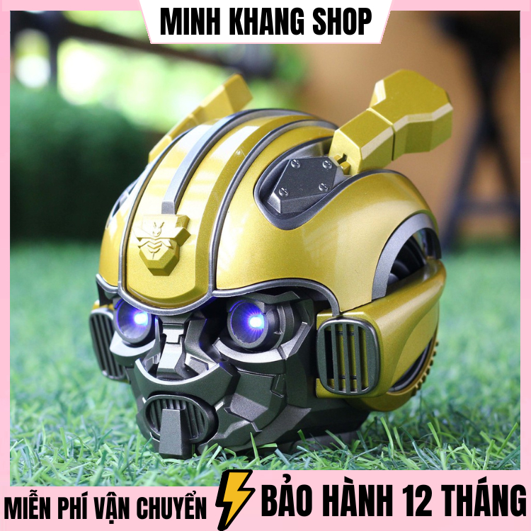 Loa Bluetooth Bumblebee Transformer EG Lighting Decor - Kiểu dáng Cool Ngầu - Pin Sạc Tích Điện - Có