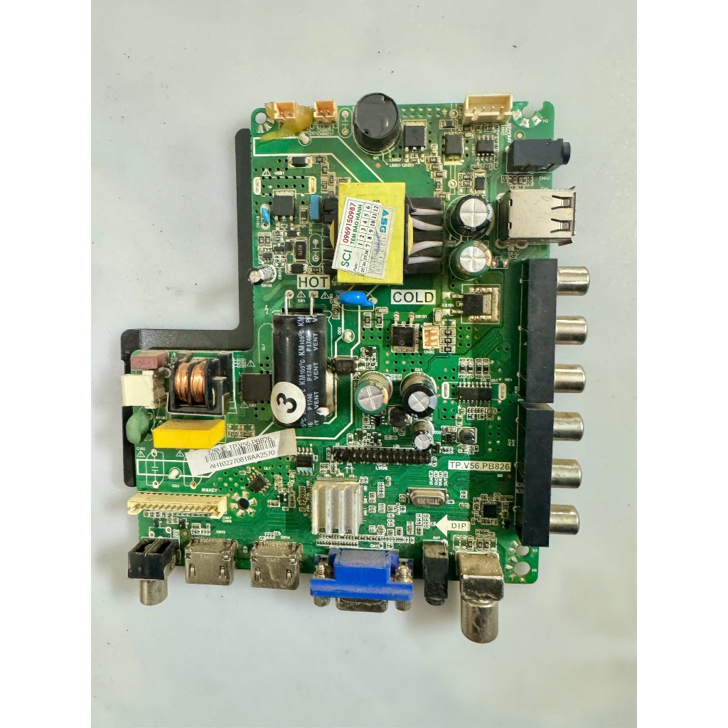 Bo main boar mạch linh kiện tivi tv ASANZO- 32AH102 nguồn, xử lý chung chính chủ khiển phím bấm mắt 