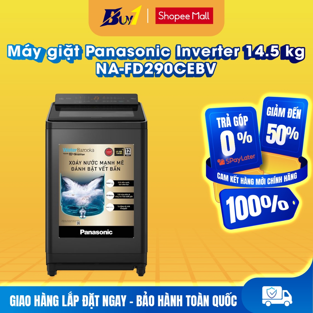 NA-FD290CEBV - Máy giặt Panasonic Inverter 14.5 kg NA-FD290CEBV - Hàng chính hãng