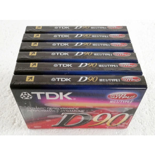 Băng cassette trắng TDK-D90