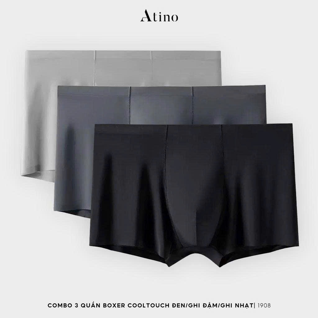 Combo 3 Quần Lót Nam ATINO Co Giãn Đàn Hồi Cao XL.1908