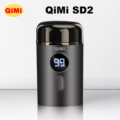 Máy Cạo Râu Cầm Tay QiMi SD2 - Động Cơ Mạnh Mẽ, Cạo Mọi Loại Râu, Nhỏ Gọn Bỏ Túi Mang Đi, Pin Trâu