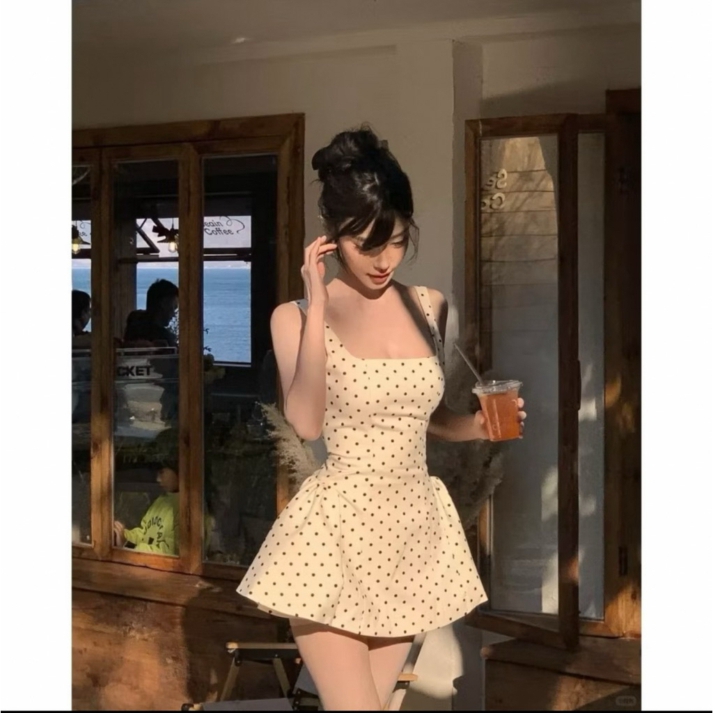 2hand Pass Thanh lý đầm chấm bi cover Lseoul dupe Lsoul slay corset y2k tiểu thư iconic thanh lí váy