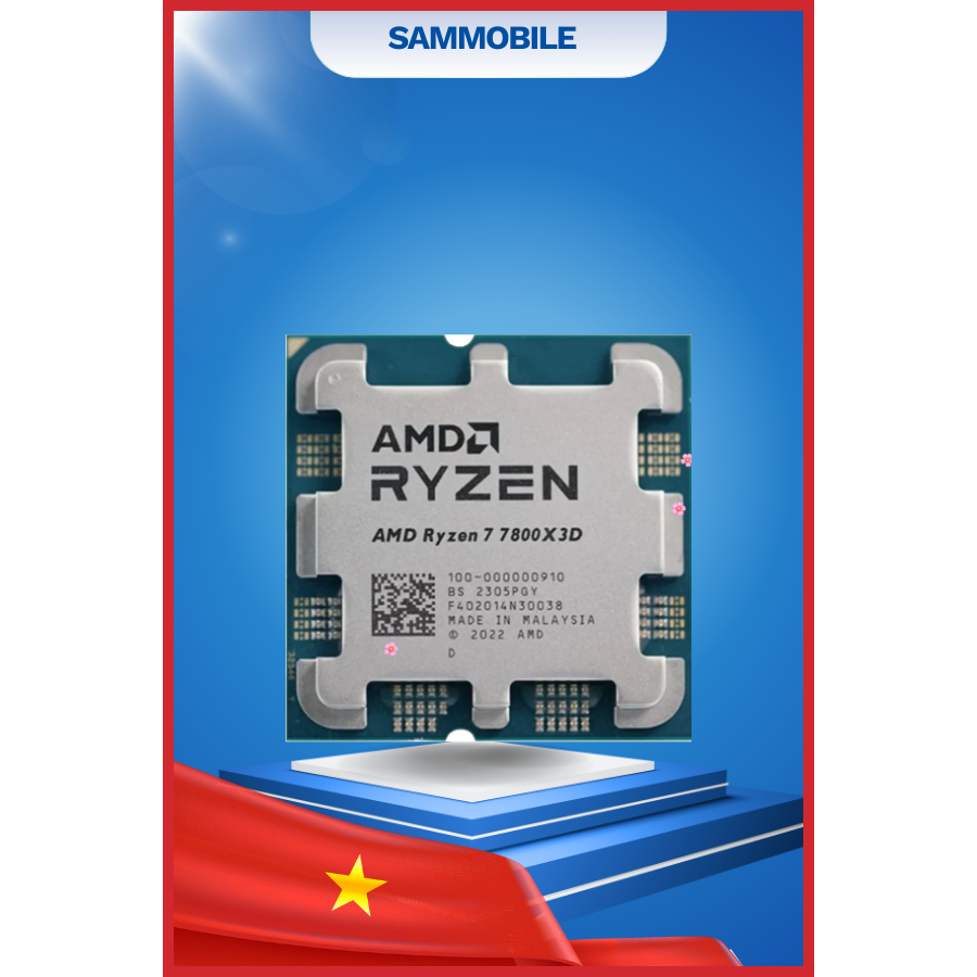 Bộ vi xử lý AMD Ryzen 7 7800X3D TRAY 8 nhân 16 luồng