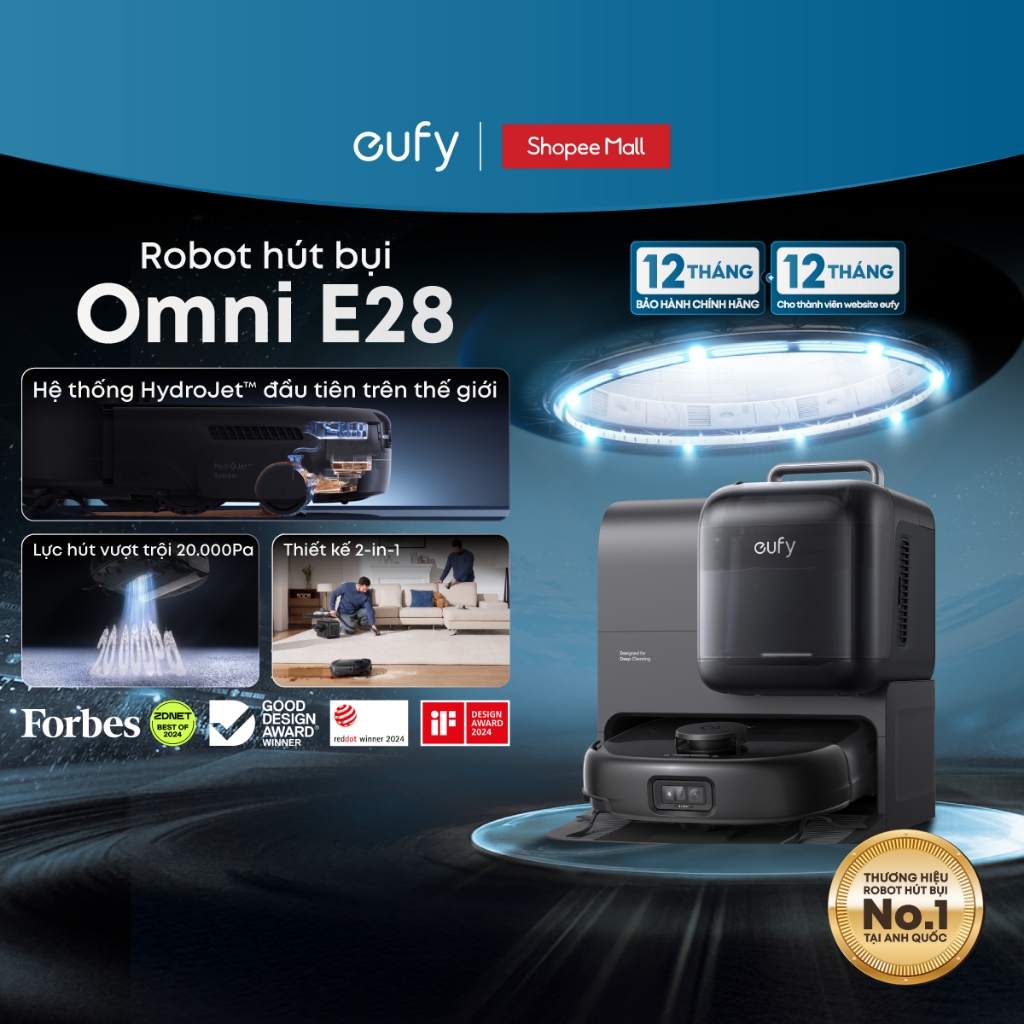 Robot hút bụi lau sàn eufy Omni E28