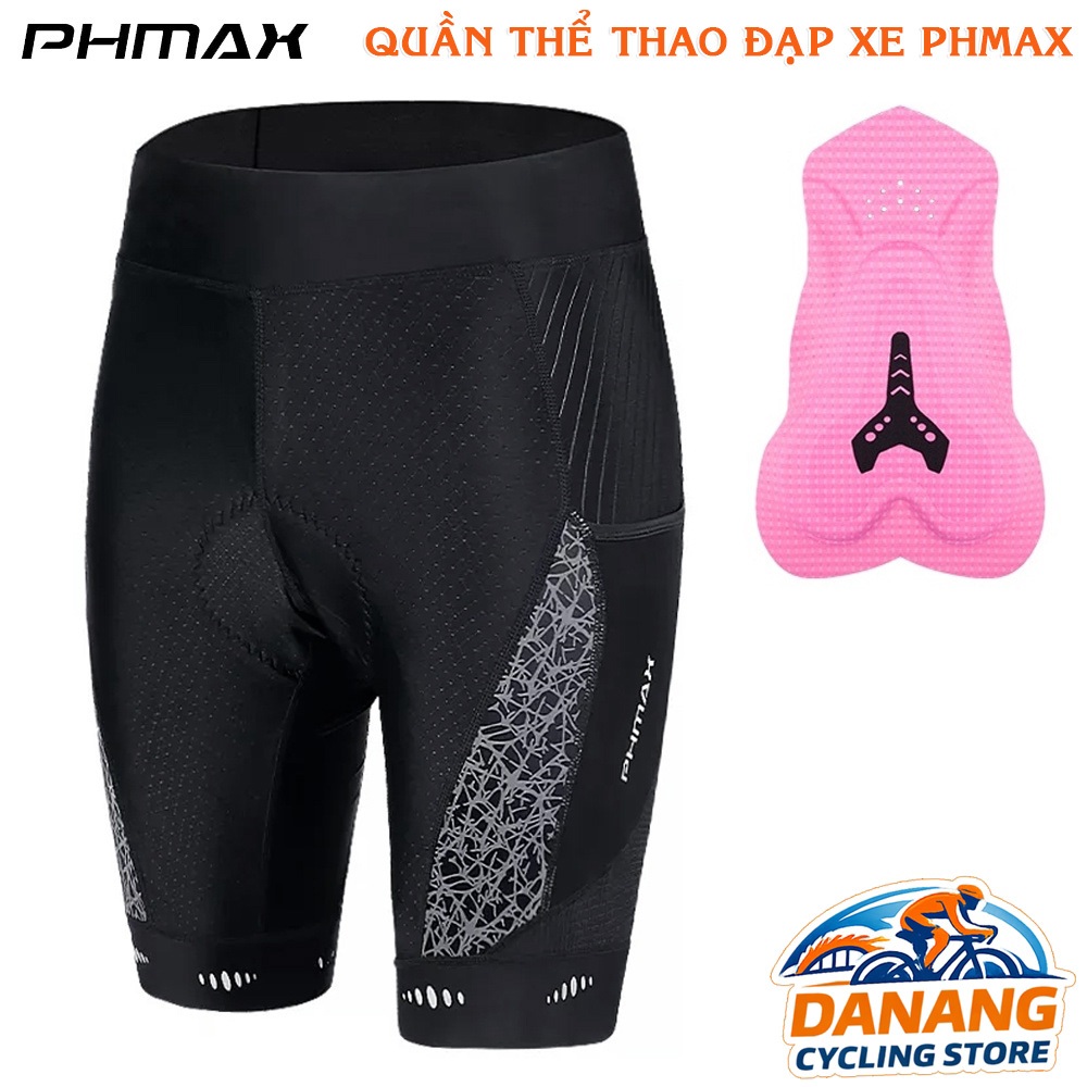 Quần Thể Thao Đạp Xe Nữ X-TIGER / PHMAX – Phản Quang, 2 Túi Hông