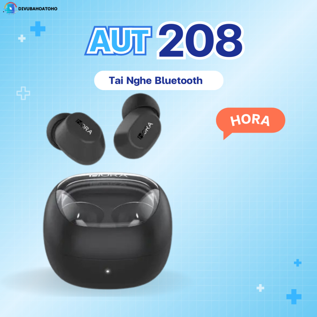 Tai Nghe 1Hora Bluetooth AUT208 - Âm Thanh Trong Trẻo Âm Bass Nhỏ Gọn, Dễ Dàng Kết Nối
