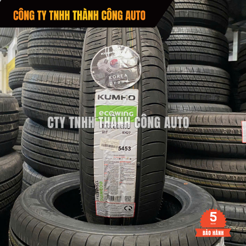 Lốp 175/60R15 KUMHO KH27 - Lốp Hyunndai i10 - Lốp xe I10 175 60 R15 bền bỉ chính hãng Kumho