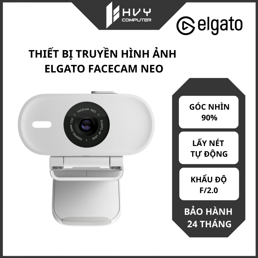 Thiết bị truyền hình ảnh Elgato Facecam Neo 10WAE9901 - Hàng chính hãng