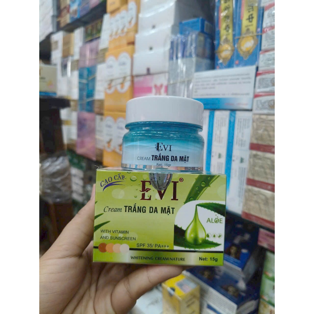 Kem Dưỡng Trắng Da Mặt Evi