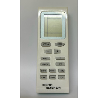 Remote máy lạnh SANYO + Pin.