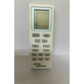 Remote máy lạnh SANYO + Pin.