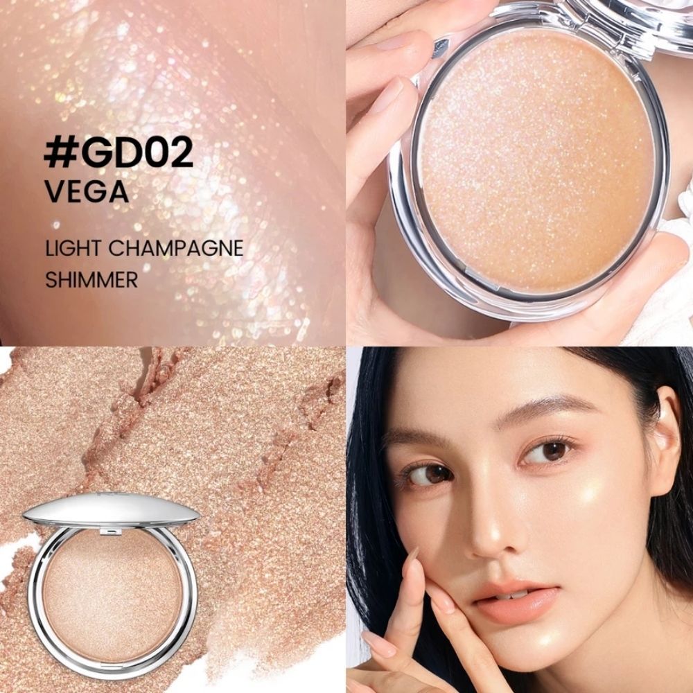 Ảnh 3 của Phấn Bắt Sáng Focallure Star Crash Stretchy Highlighter Hiệu Ứng Da Căng Bóng.