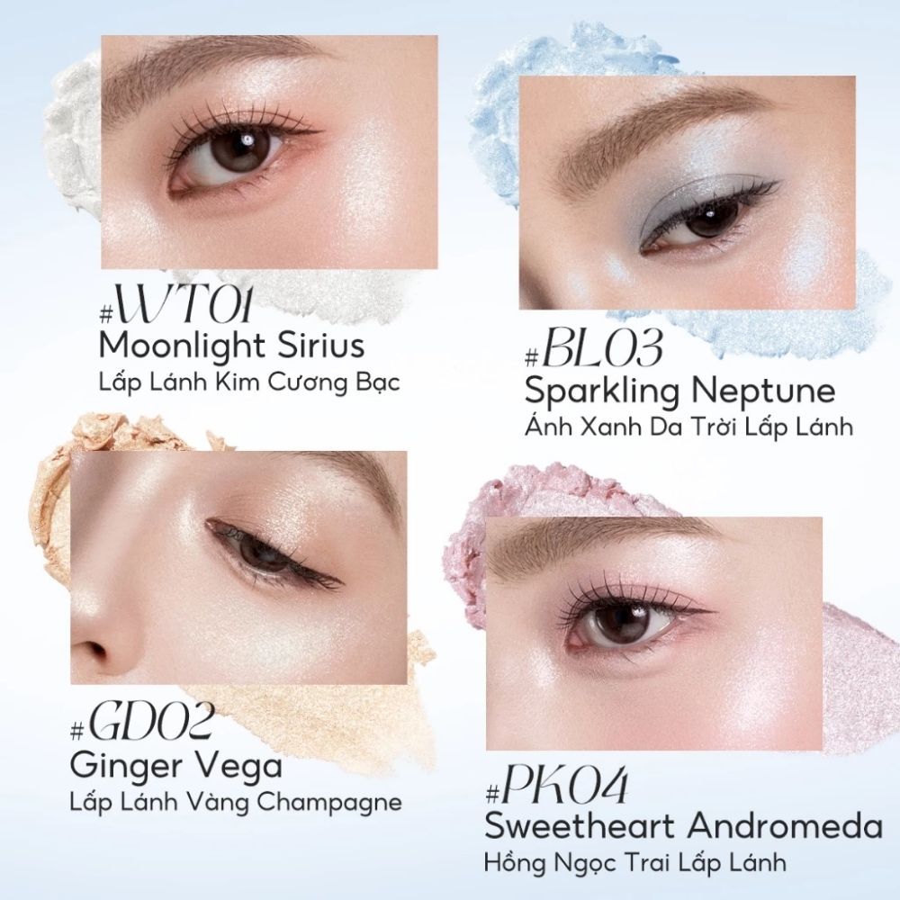 Ảnh 8 của Phấn Bắt Sáng Focallure Star Crash Stretchy Highlighter Hiệu Ứng Da Căng Bóng.