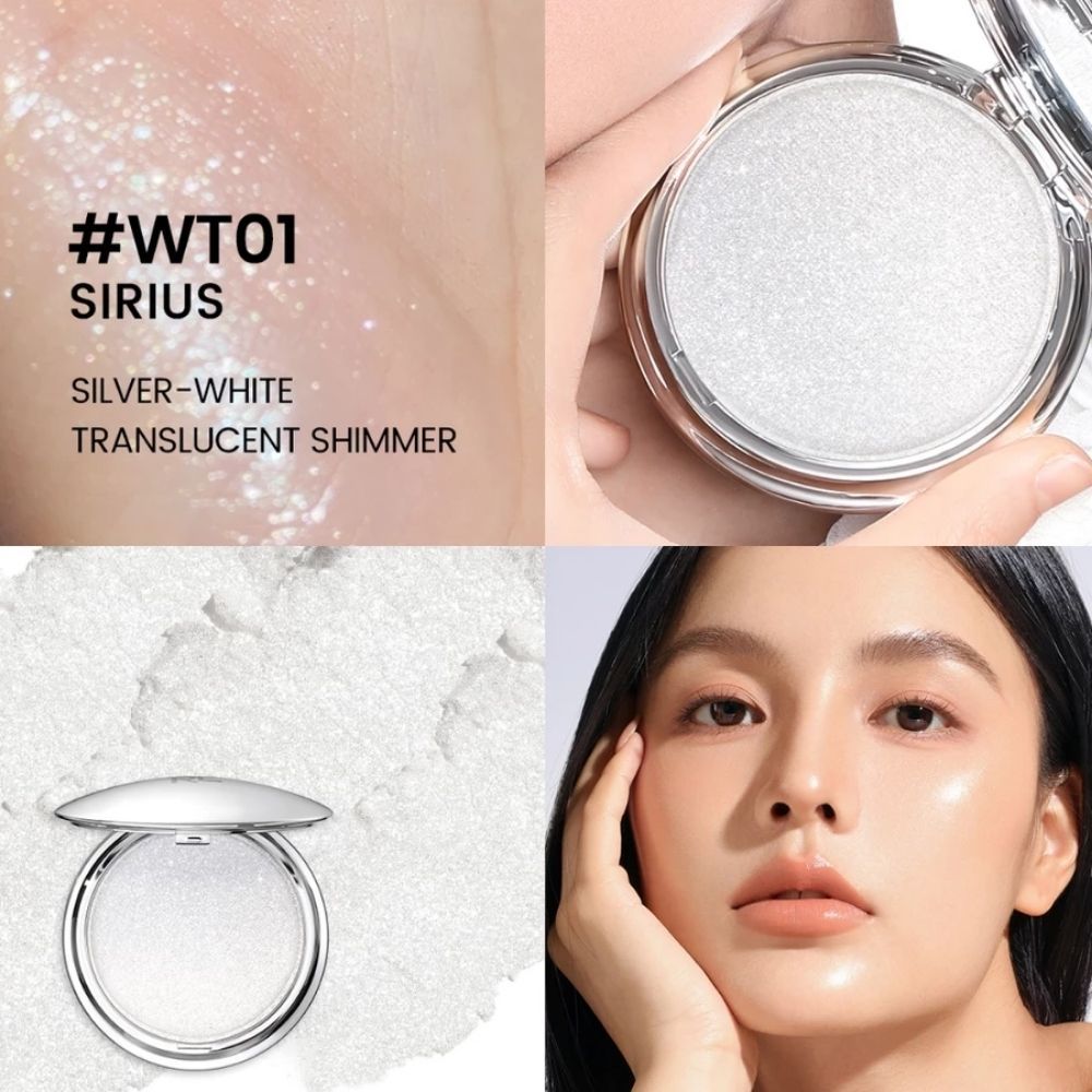 Ảnh 2 của Phấn Bắt Sáng Focallure Star Crash Stretchy Highlighter Hiệu Ứng Da Căng Bóng.