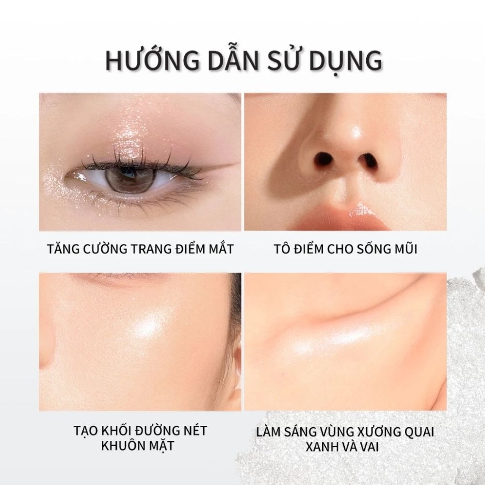 Ảnh 7 của Phấn Bắt Sáng Focallure Star Crash Stretchy Highlighter Hiệu Ứng Da Căng Bóng.